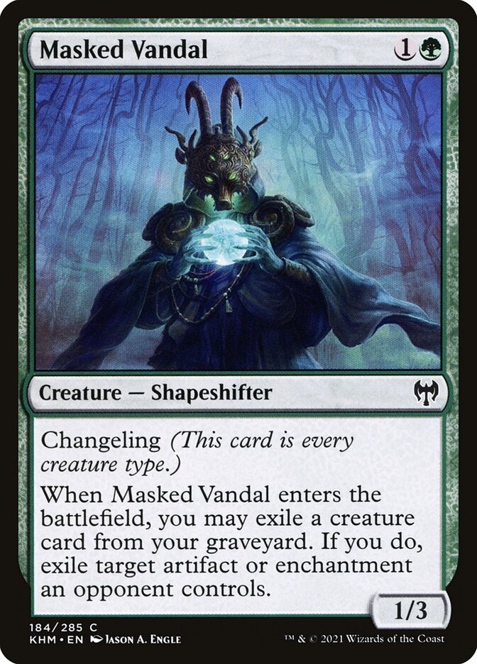 Masked Vandal 184 (Kaldheim)  - Foil