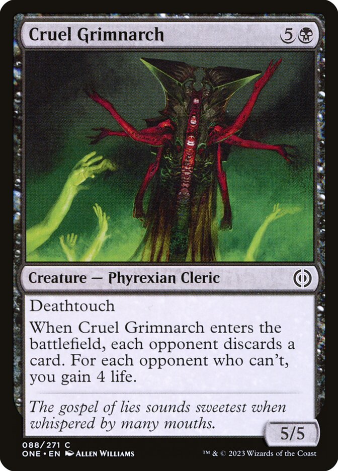 Cruel Grimnarch 88/271 (Phyrexia: All Will Be One)  - Foil