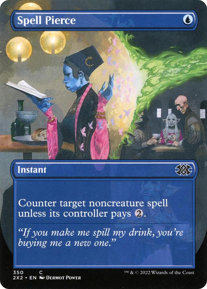 Spell Pierce Borderless 350 (Double Masters 2022) 