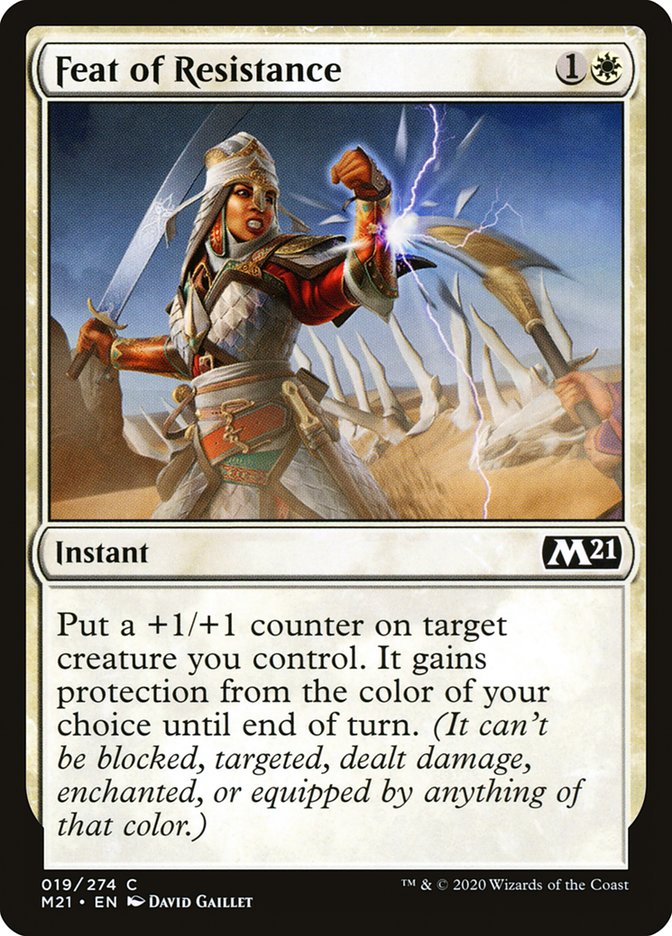 Feat of Resistance 19 (Core Set 2021)  - Foil