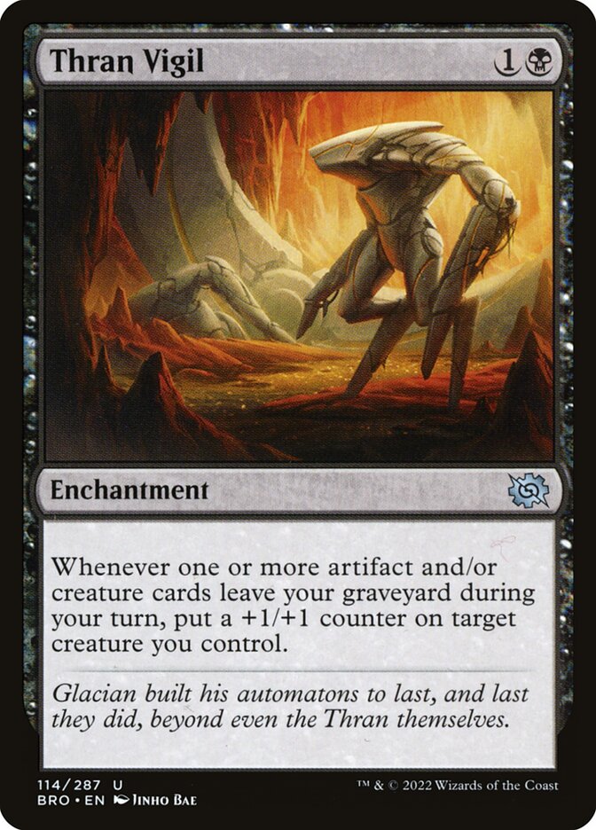 Thran Vigil 114/287 (The Brothers' War)  - Foil