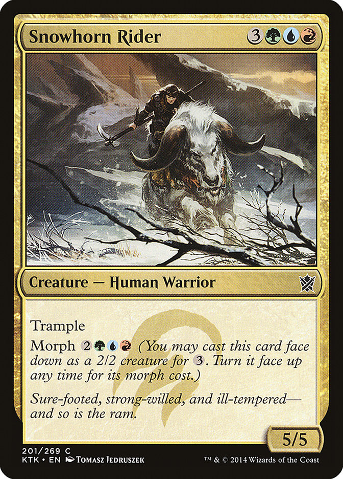 Snowhorn Rider 201/269 (Khans of Tarkir) 