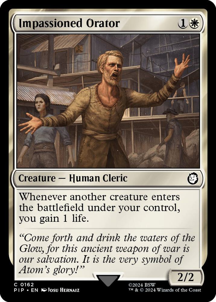 Impassioned Orator 162 (Universes Beyond: Fallout)  - Foil