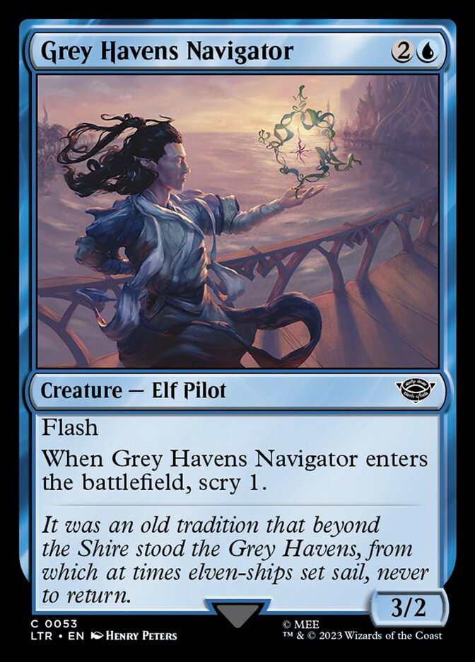 Grey Havens Navigator 53/281 (Universes Beyond: The Lord of the Rings: Tales of Middle-earth)  - Foil