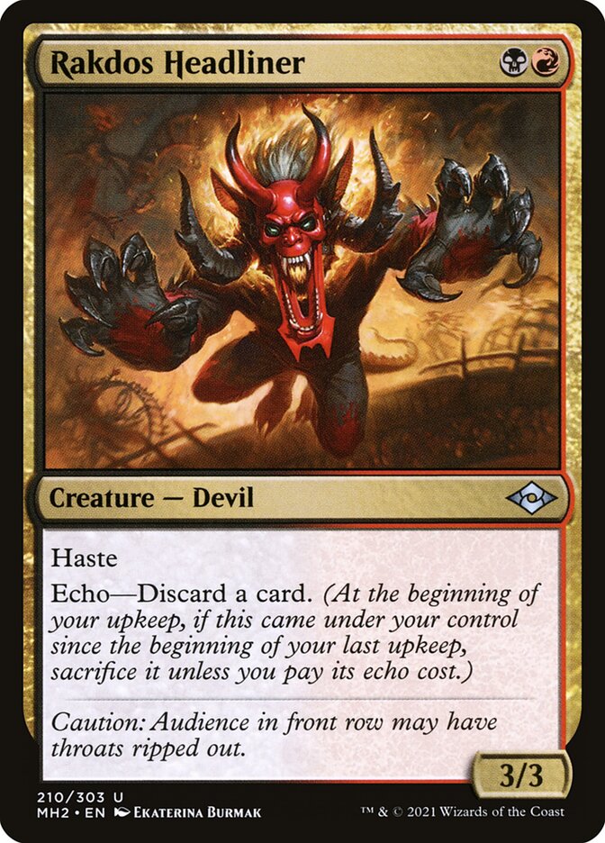 Rakdos Headliner 210 (Modern Horizons 2) 