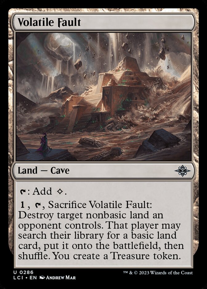 Volatile Fault 286/291 (The Lost Caverns of Ixalan)  - Foil