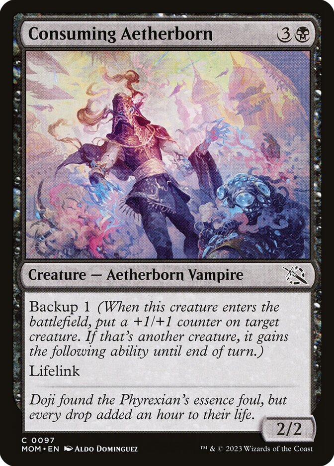 Consuming Aetherborn 97/291 (March of the Machine)  - Foil