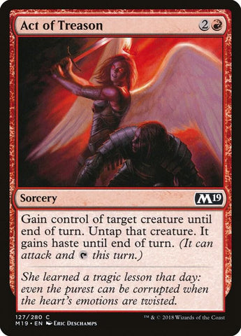 Act of Treason 127/280 (Core Set 2019) 