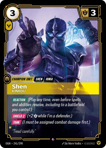 Shen - Kinkou 241/298 (Origins)  - Foil