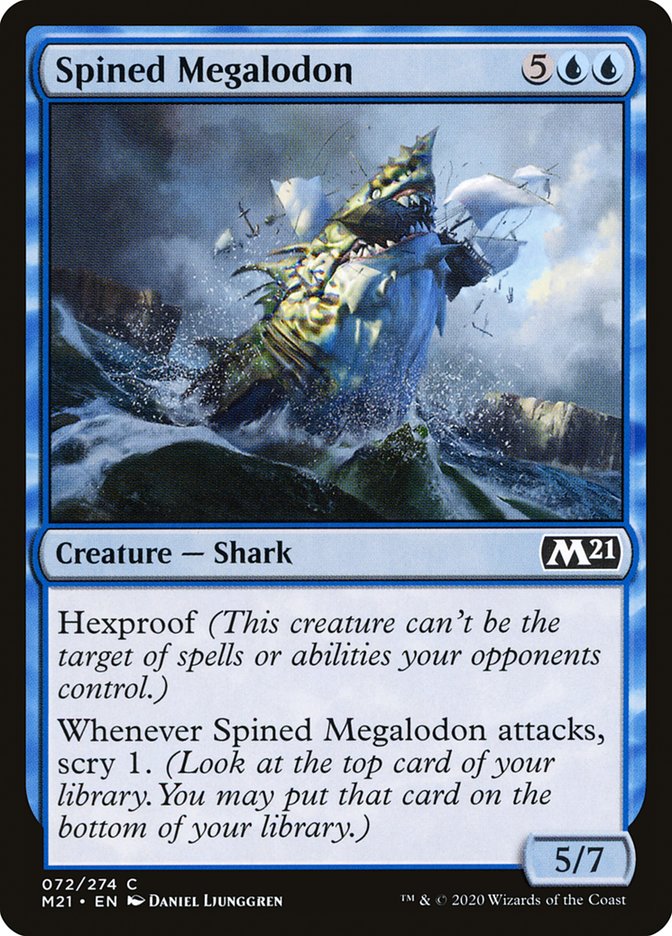 Spined Megalodon 72 (Core Set 2021) 
