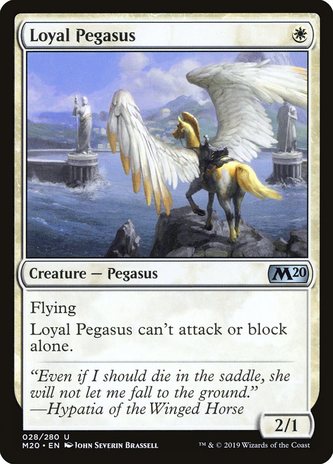 Loyal Pegasus 28/280 (Core Set 2020) 