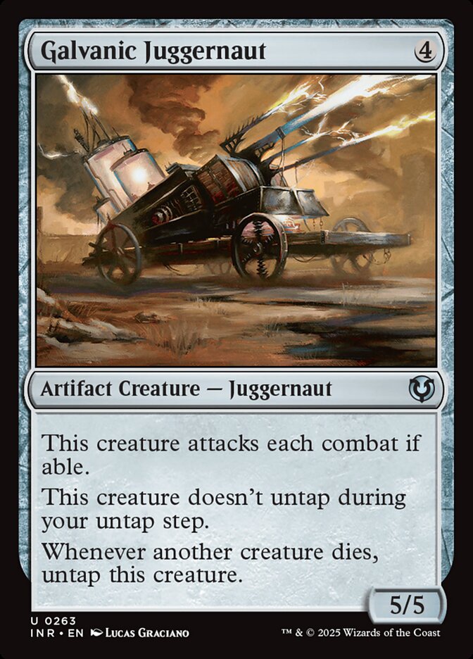 Galvanic Juggernaut 263/287 (Innistrad Remastered)  - Foil