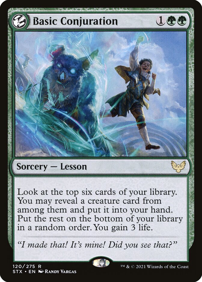 Basic Conjuration 120 (Strixhaven: School of Mages)  - Foil