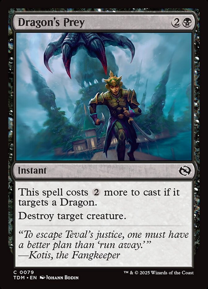 Dragon's Prey 79 (Tarkir: Dragonstorm)  - Foil