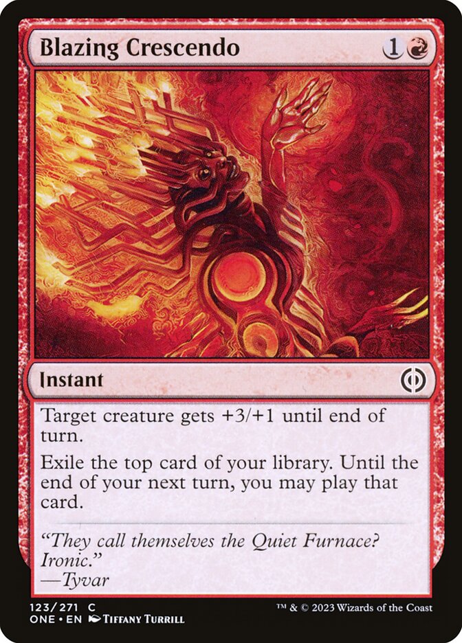 Blazing Crescendo 123 (Phyrexia: All Will Be One) 