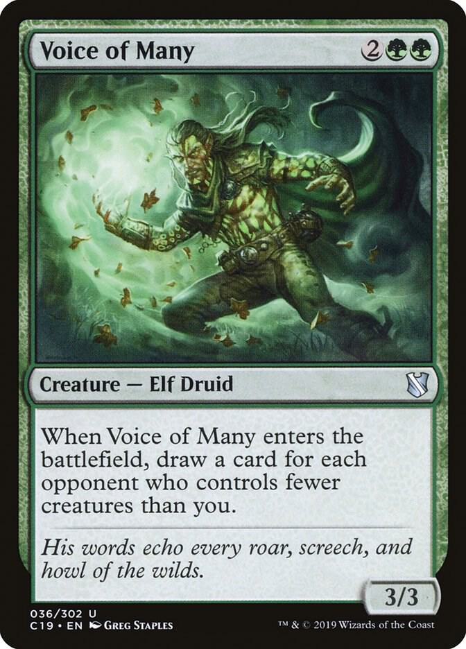 Voice of Many 36 (Commander 2019) 