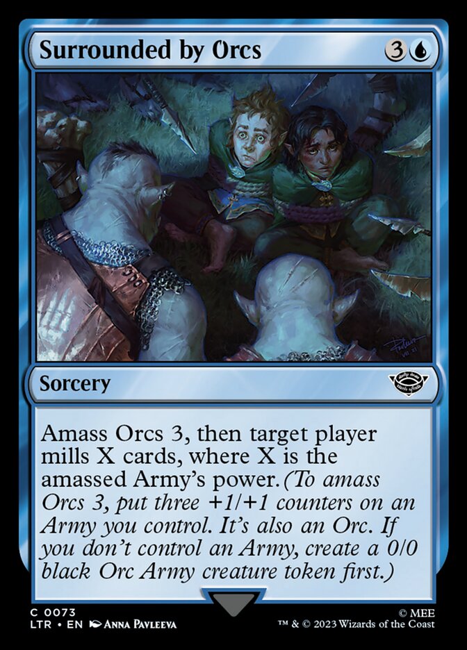 Surrounded by Orcs 73/281 (Universes Beyond: The Lord of the Rings: Tales of Middle-earth)  - Foil