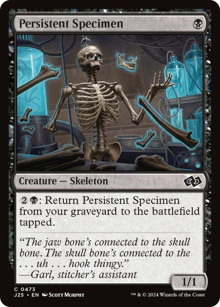 Persistent Specimen 473/779 (Foundations Jumpstart) 