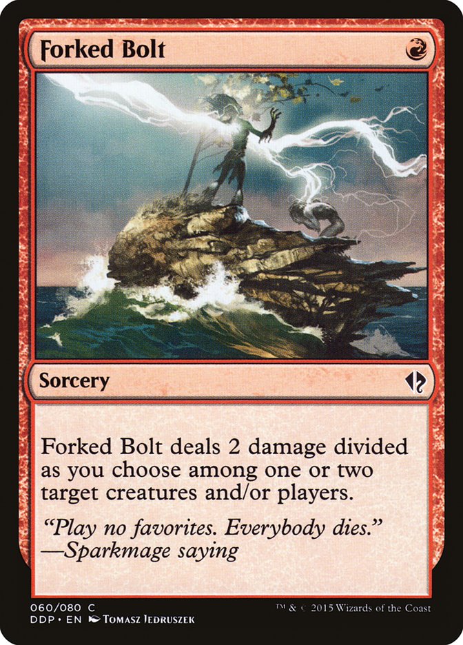 Forked Bolt 60/80 (Duel Decks: Zendikar vs. Eldrazi) 