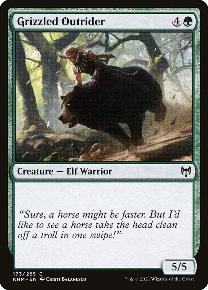 Grizzled Outrider 173/285 (Kaldheim) 