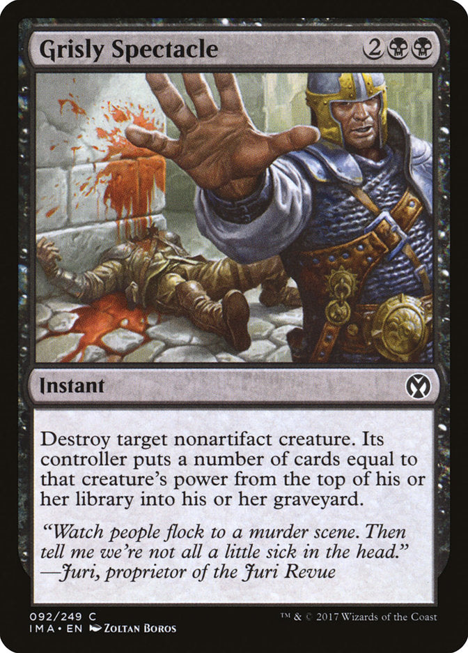 Grisly Spectacle 92/249 (Iconic Masters) 