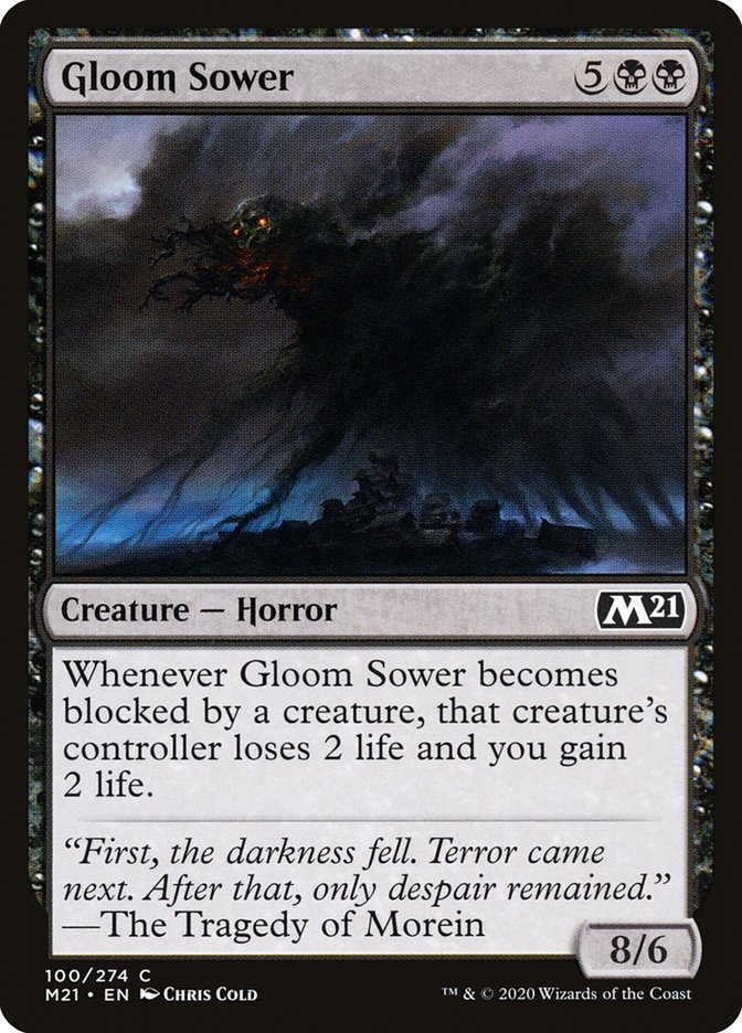 Gloom Sower 100 (Core Set 2021) 