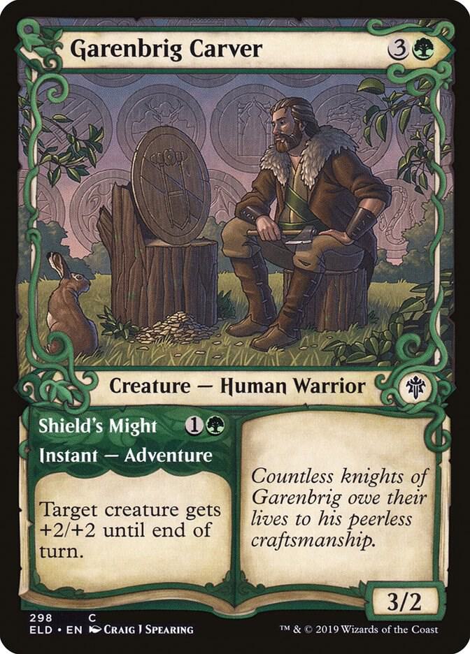 Garenbrig Carver // Shield's Might 298/269 (Throne of Eldraine)  - Showcase