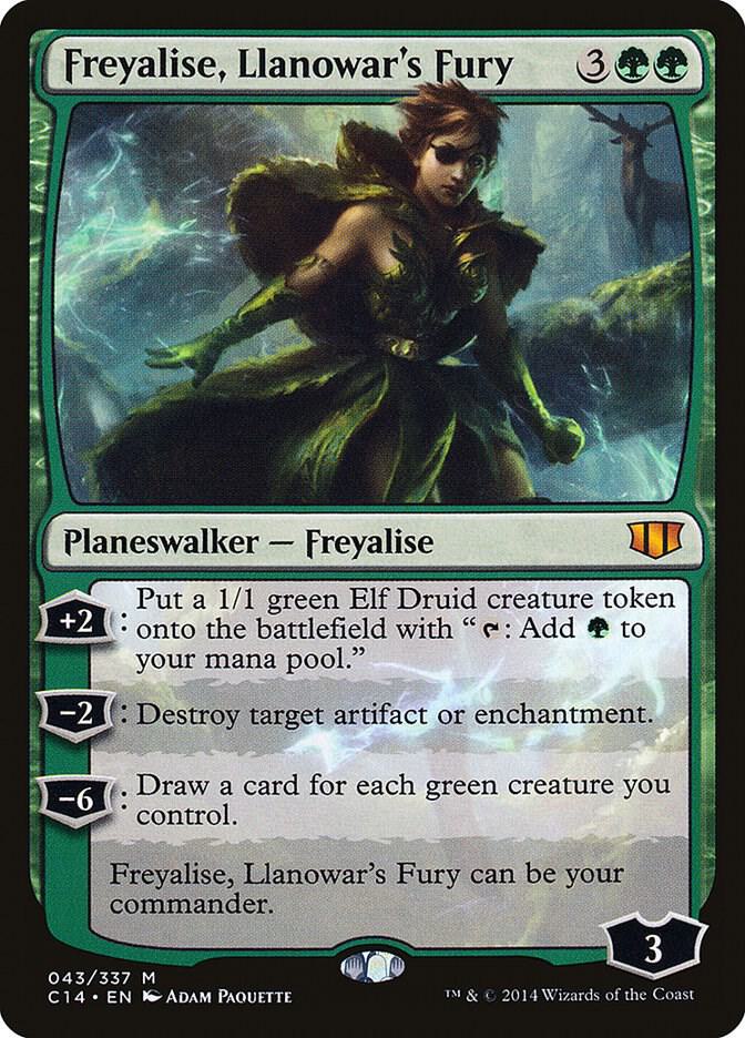 Freyalise Llanowars Fury 43/337 (Commander 2014) 
