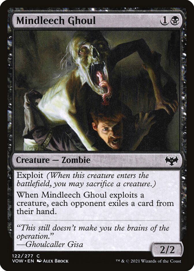 Mindleech Ghoul 122 (Innistrad: Crimson Vow) 