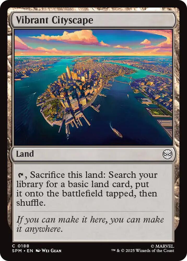 Vibrant Cityscape 188 (Marvel's Spider-Man)  - Foil