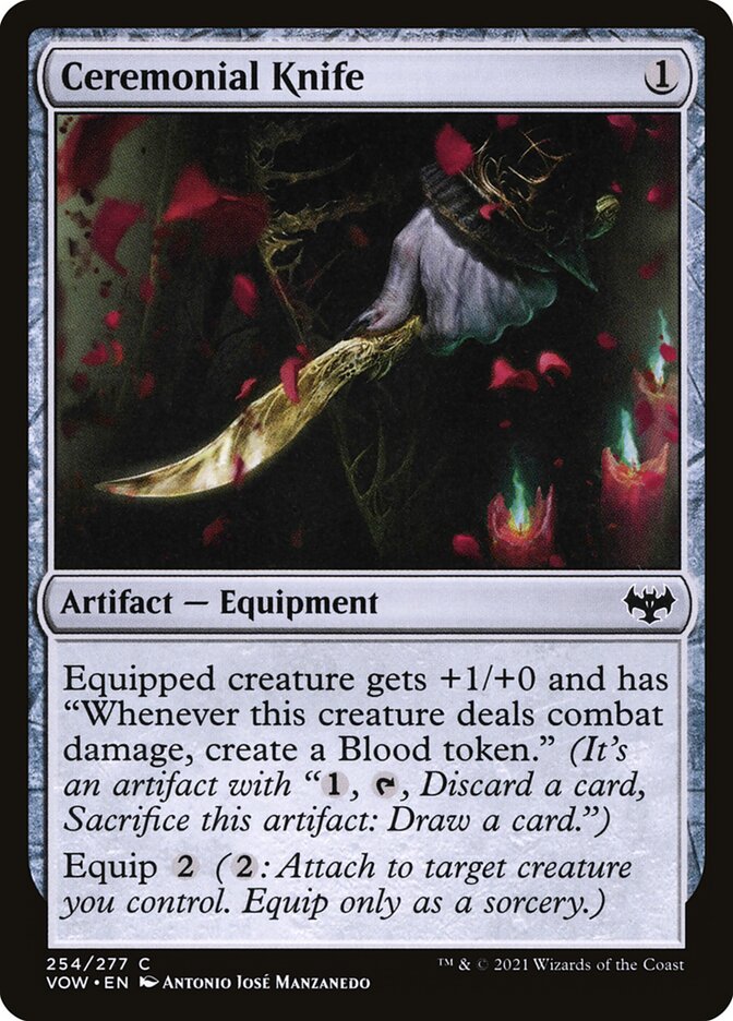 Ceremonial Knife 254/277 (Innistrad: Crimson Vow) 