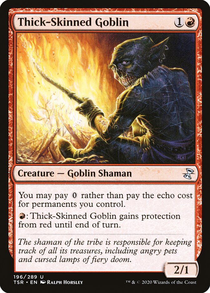 Thick-Skinned Goblin 196/289 (Time Spiral: Remastered) 