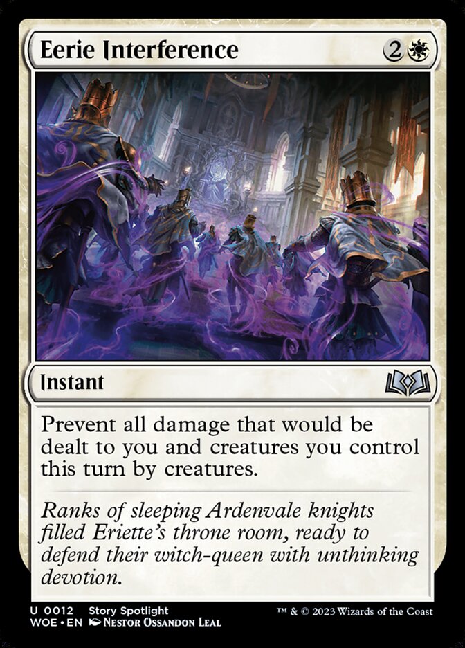 Eerie Interference 12/276 (Wilds of Eldraine)  - Foil