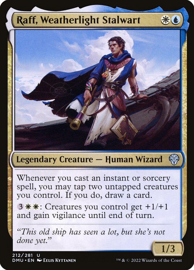 Raff, Weatherlight Stalwart 212/281 (Dominaria United) 