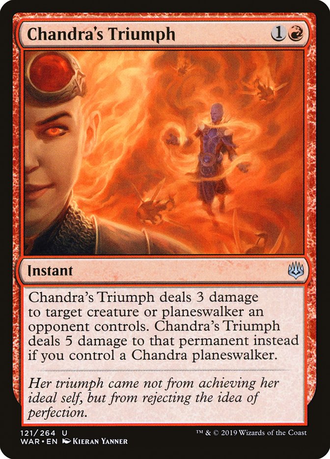 Chandra's Triumph 121/264 (War of the Spark) 
