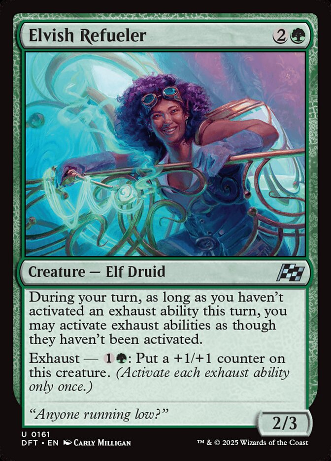 Elvish Refueler 161/291 (Aetherdrift)  - Foil