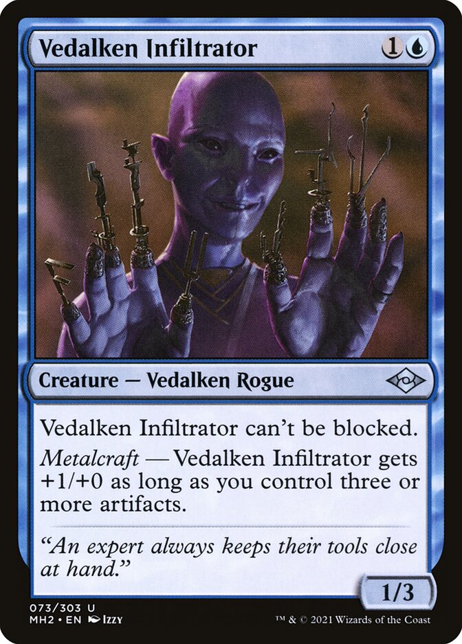 Vedalken Infiltrator 73 (Modern Horizons 2)  - Foil