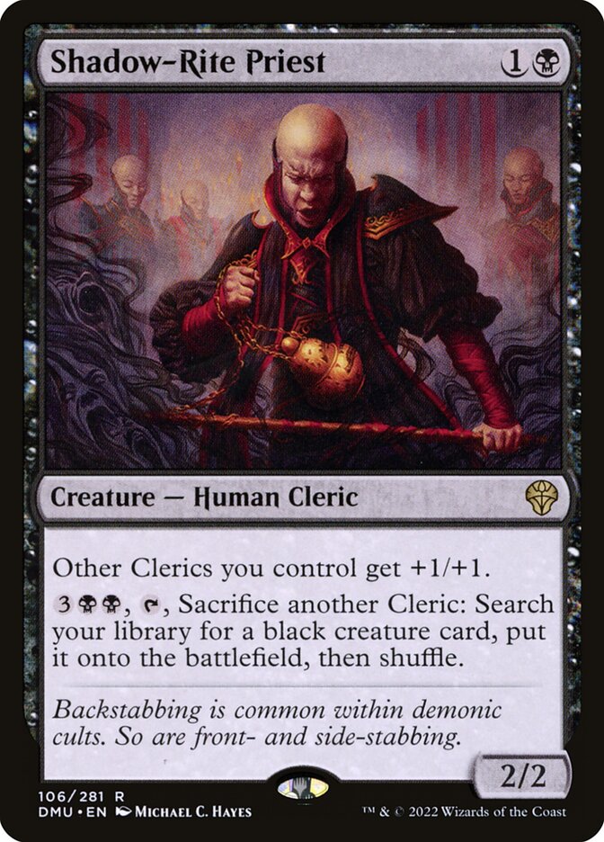 Shadow-Rite Priest 106 (Dominaria United) 