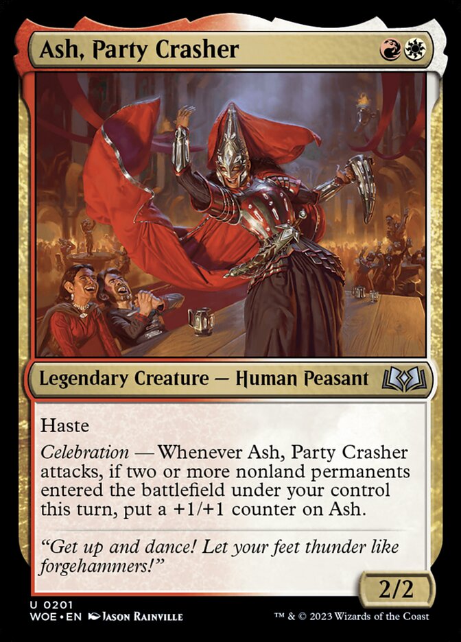Ash, Party Crasher 201/276 (Wilds of Eldraine)  - Foil