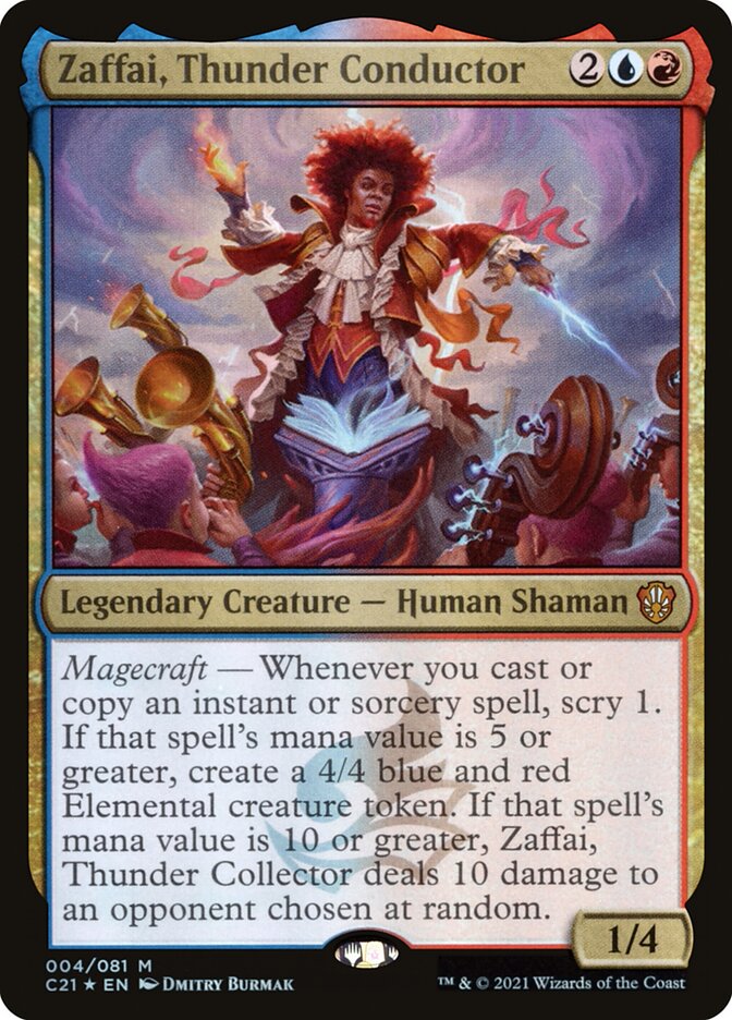 Zaffai, Thunder Conductor 4/81 (Commander 2021)  - Foil