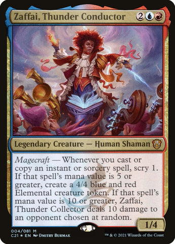 Zaffai, Thunder Conductor 4/81 (Commander 2021)  - Foil