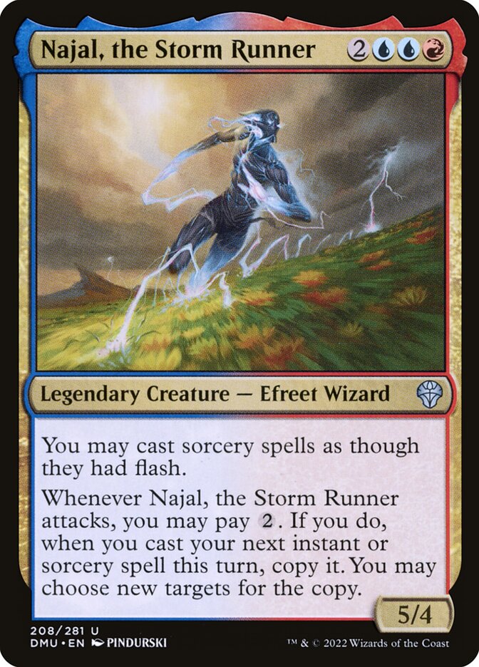 Najal, the Storm Runner 208/281 (Dominaria United) 