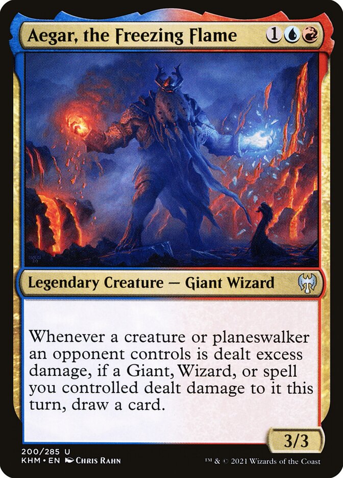 Aegar, the Freezing Flame 200 (Kaldheim) 
