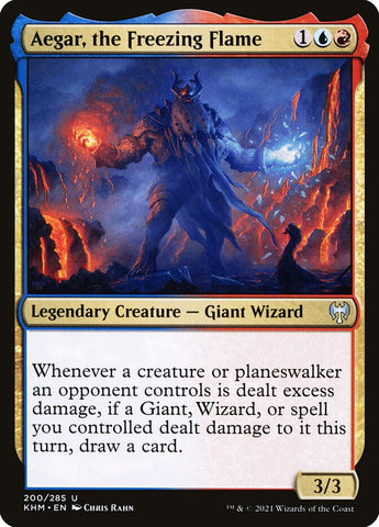 Aegar, the Freezing Flame 200 (Kaldheim) 