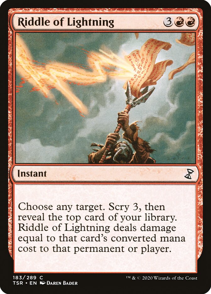 Riddle of Lightning 183/289 (Time Spiral: Remastered) 