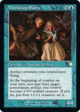 Workshop Elders Retro Frame 102/40 (Commander: The Brothers' War) 