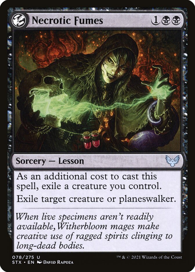Necrotic Fumes 78 (Strixhaven: School of Mages) 