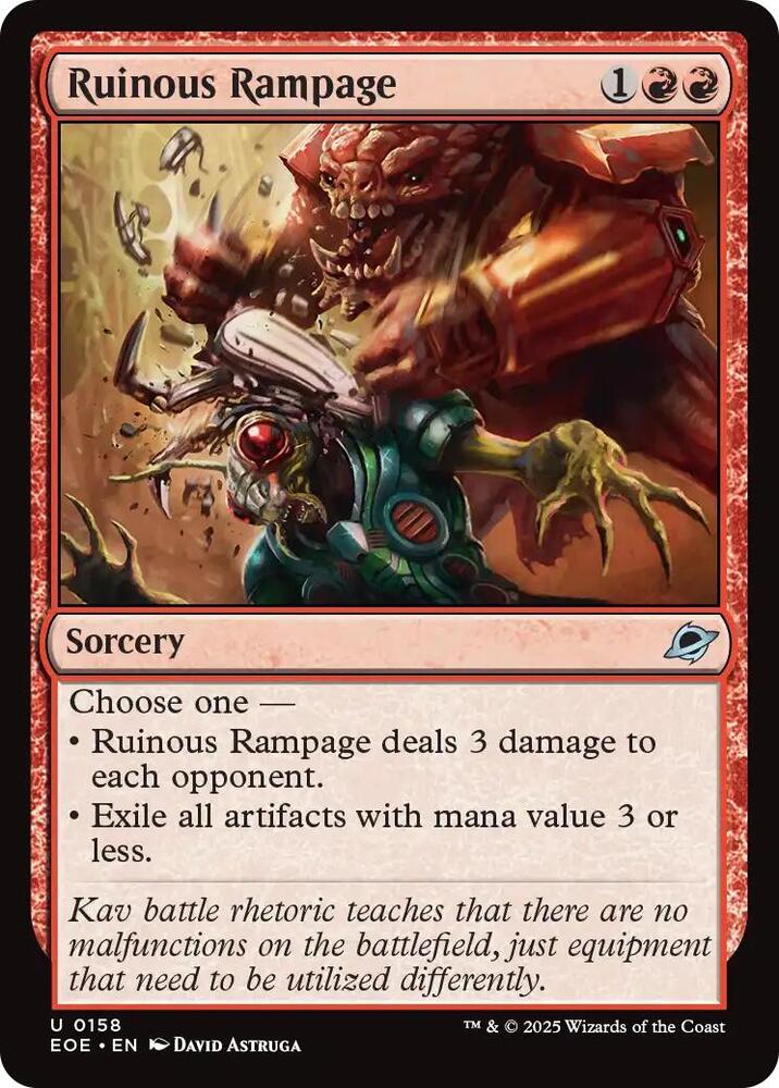 Ruinous Rampage 158 (Edge of Eternities) 