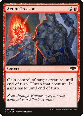 Act of Treason 91/259 (Ravnica Allegiance) 