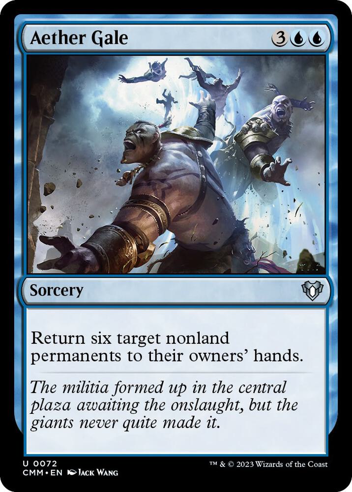 Aether Gale 72/451 (Commander Masters) 